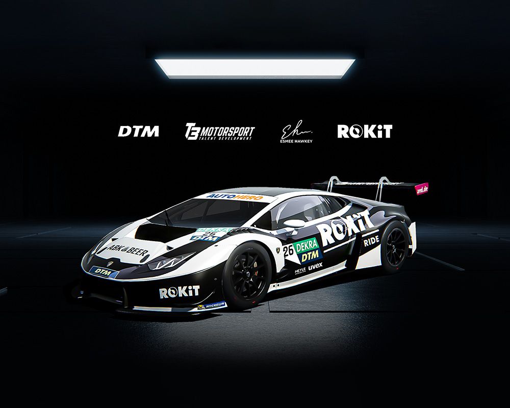 Esmee Hawkey and ROKiT join DTM with T3 Motorsport